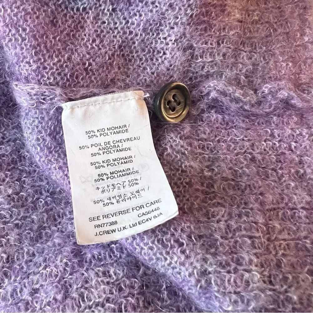 J. Crew Sweater Cardigan Mohair Blend